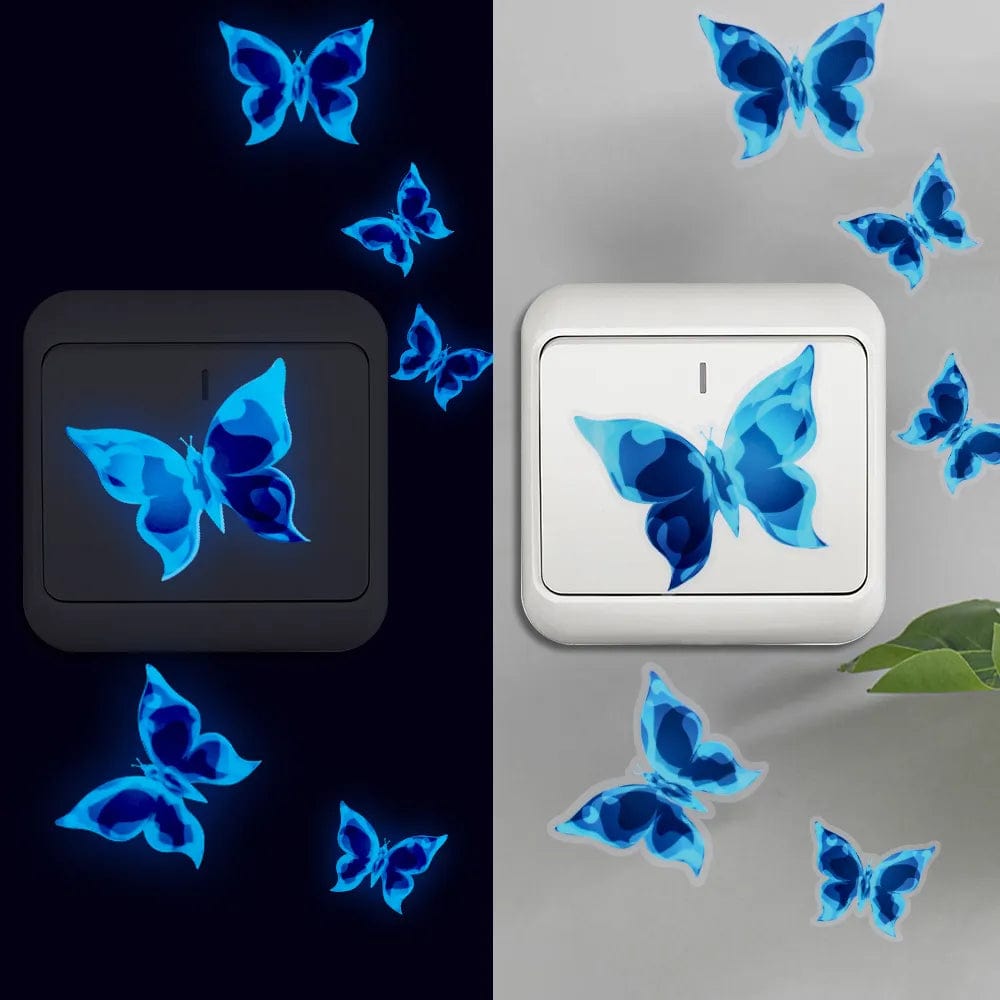 Autocollant Mural Chambre Bebe Papillon (4X3.1cm) boudechoux