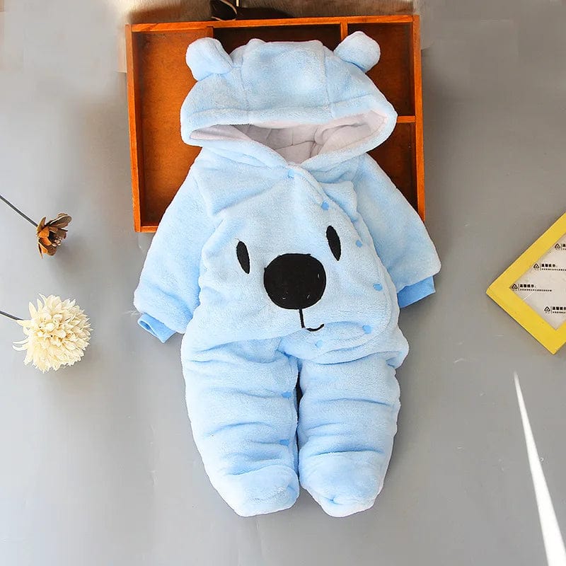 Barboteuse Bapteme Bleu / 3 mois Boudechoux