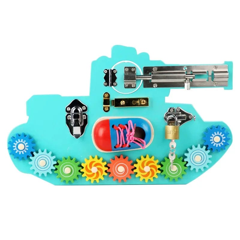 Busy Board Montessori Tank Boudechoux