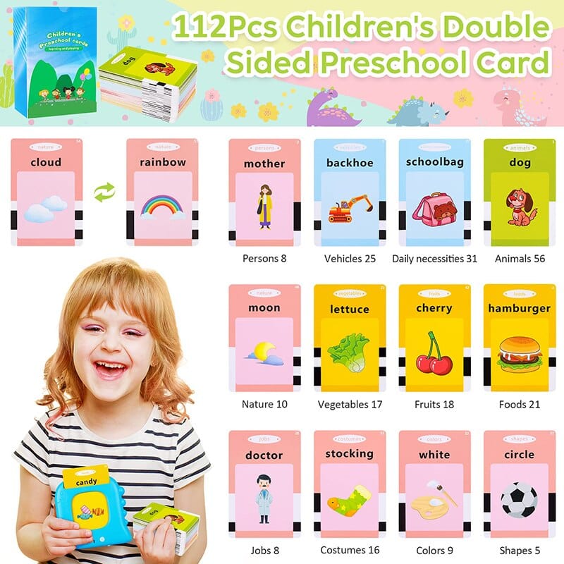 Carte Educative 112 Cartes Rose boudechoux