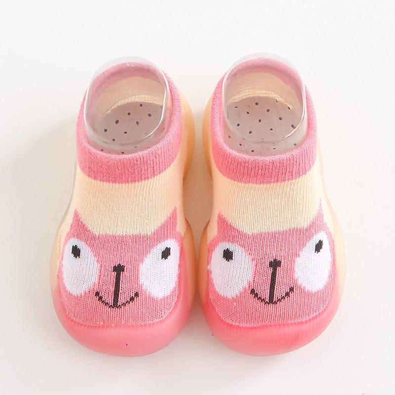 Chaussons Antiderapants pour bebe Hibou Rose / 18-19 Ma boutique