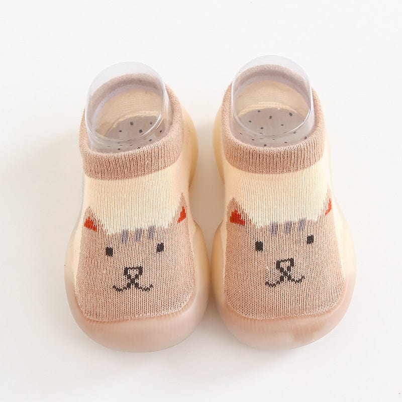 Chaussons Antiderapants pour bebe Ours Kaki / 18-19 Ma boutique