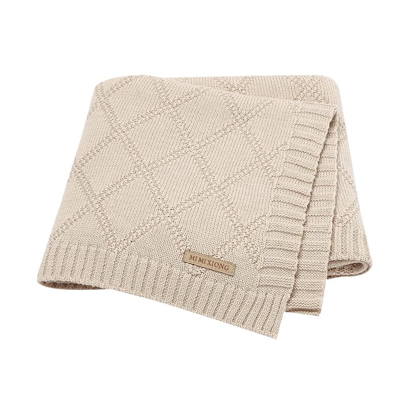Couverture pour Bebe Naissance Beige boudechoux