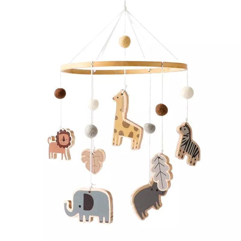 Hochet en Bois Musical pour Bébé Animaux boudechoux