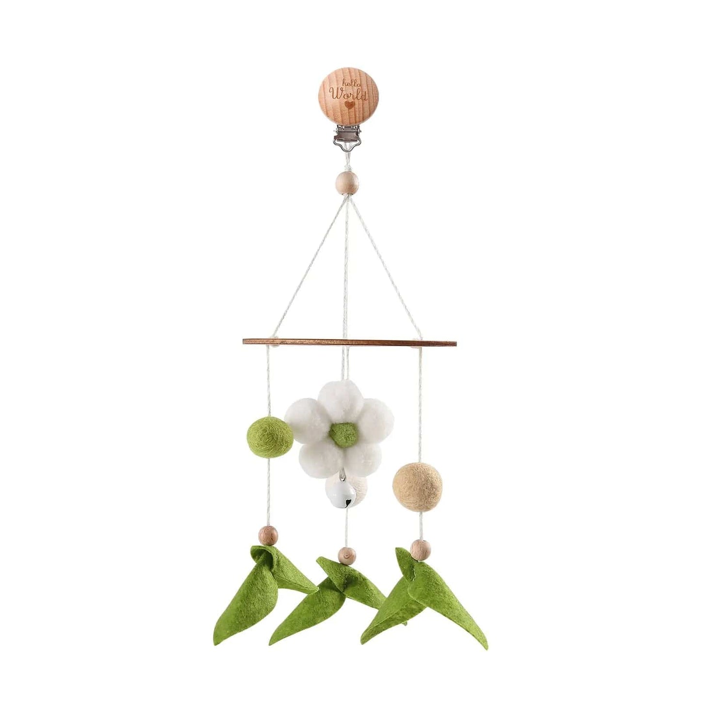 Hochet en Bois Musical pour Bébé boudechoux