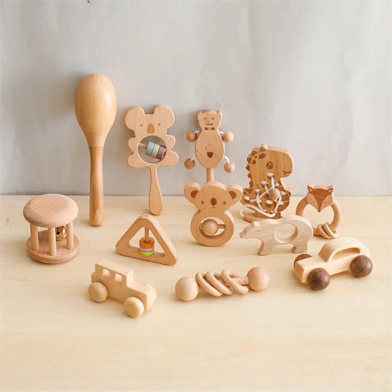Hochets en Bois Montessori boudechoux