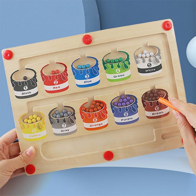 Jeu montessori couleur boudechoux
