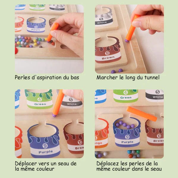 Jeu montessori couleur boudechoux