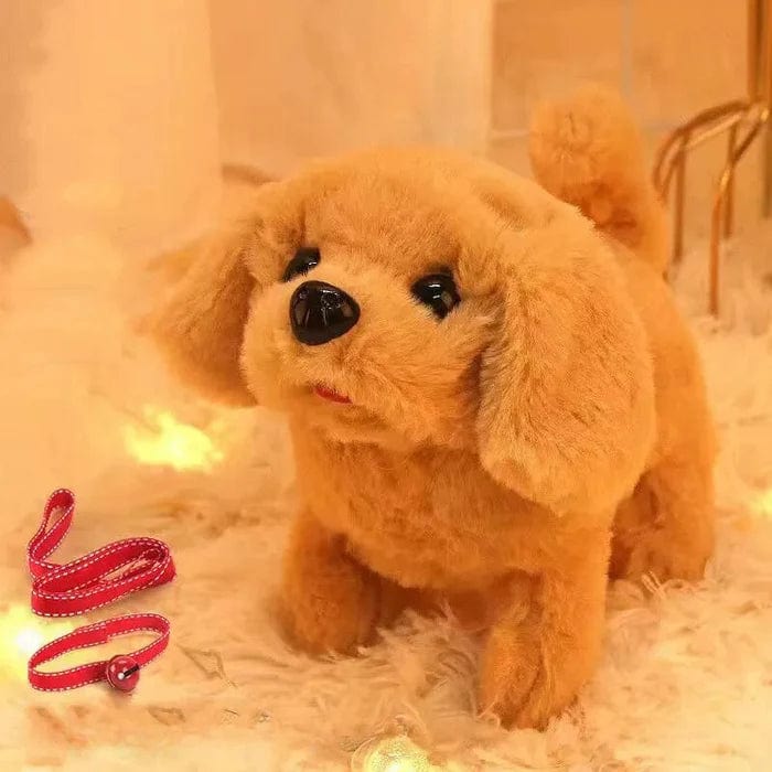 Jouet de promenade avec chiens interactifs Golden retriever boudechoux