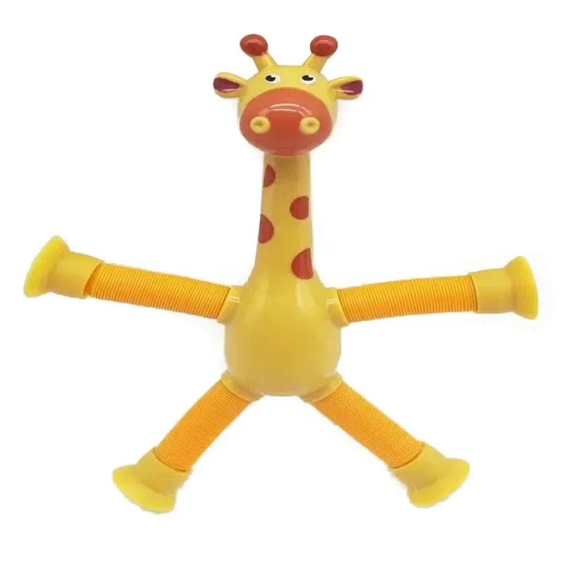 JOUET GIRAFE TÉLESCOPIQUE Jaune boudechoux