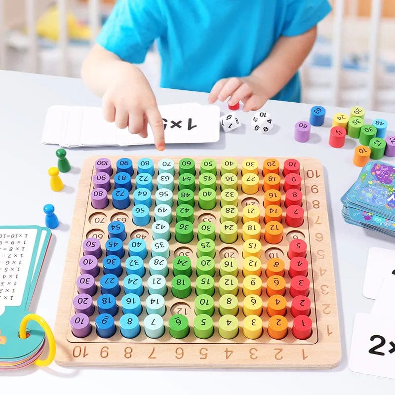Jouet Montessori Table de Multiplication boudechoux