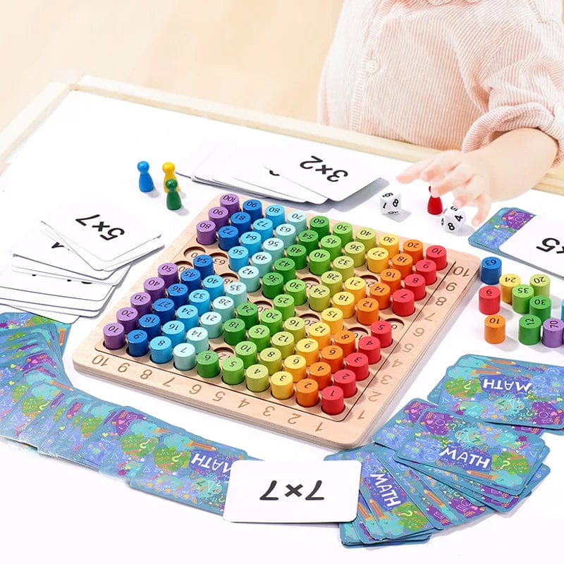 Jouet Montessori Table de Multiplication boudechoux