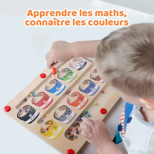 Labyrinthe magnétique de couleurs et de nombres boudechoux
