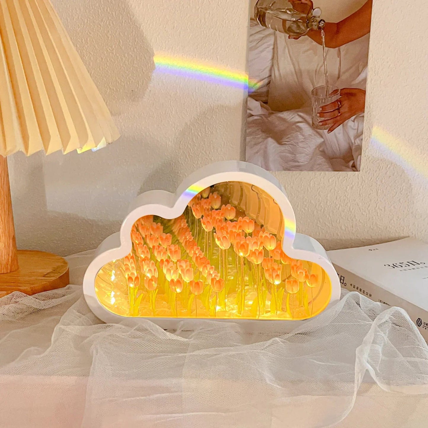 Luminaire pour chambre bebe Rose boudechoux