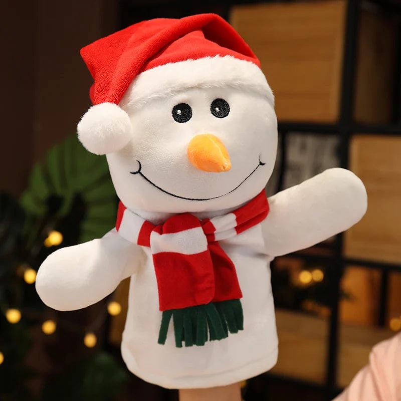 Marionnette Ventriloque Bonhomme de neige Boudechoux