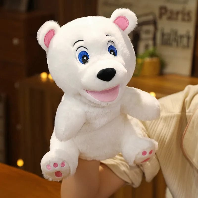 Marionnette Ventriloque Ours blanc Boudechoux