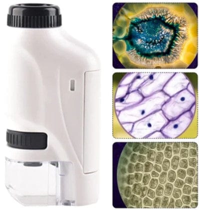 Mini Microscope de Laboratoire Portable avec lumière LED pour enfant boudechoux