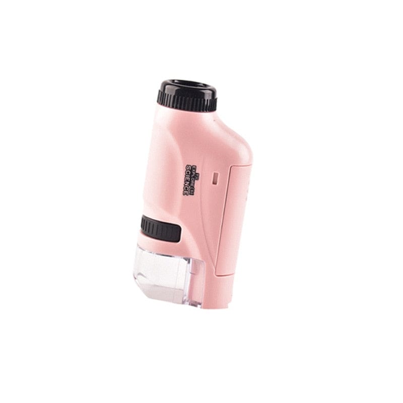 Mini Microscope de Laboratoire Portable avec lumière LED pour enfant boudechoux