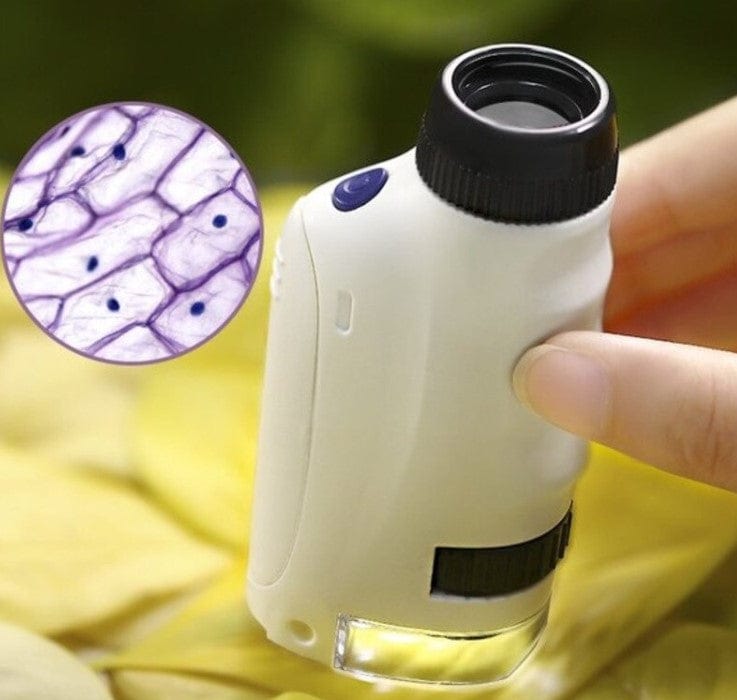 Mini Microscope de Laboratoire Portable avec lumière LED pour enfant boudechoux