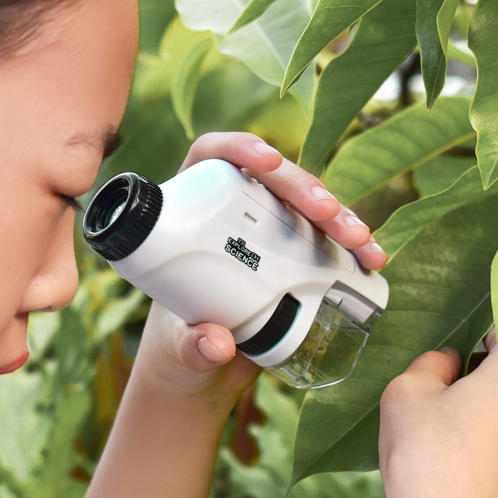 Mini Microscope de Laboratoire Portable avec lumière LED pour enfant boudechoux