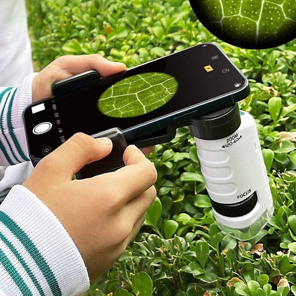 Mini Microscope de Laboratoire Portable avec lumière LED pour enfant boudechoux