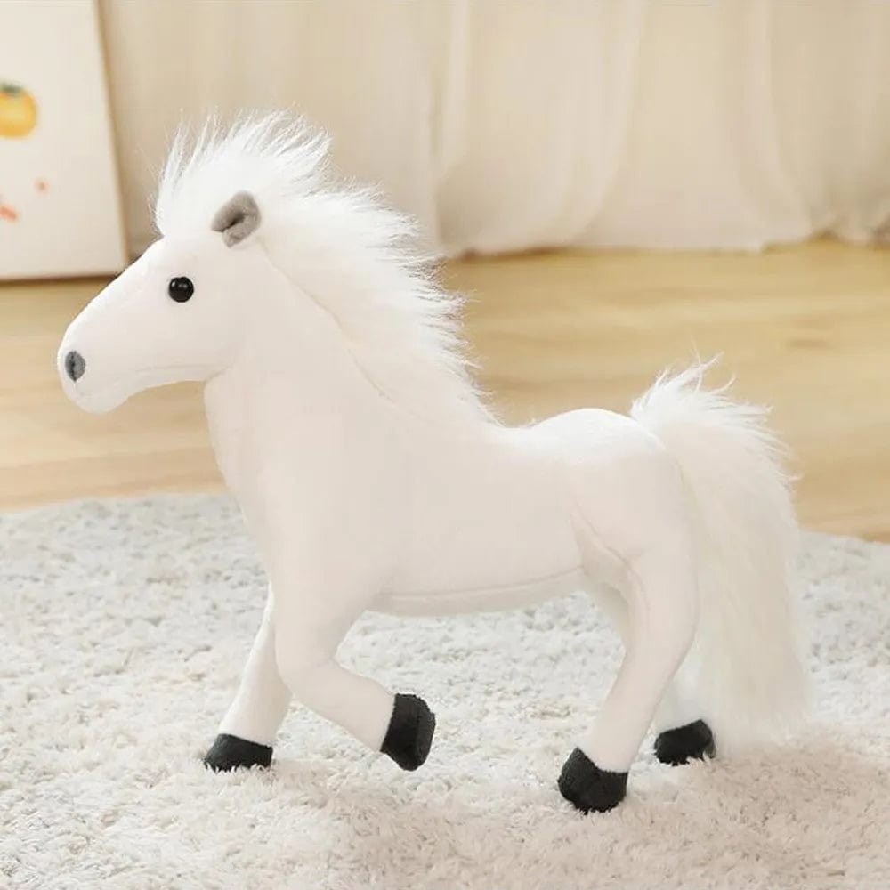 Peluche Cheval Blanc Boudechoux