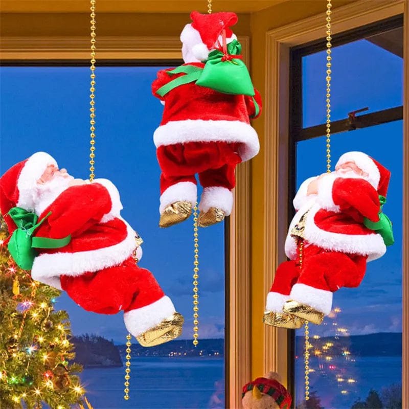 Père Noël Musical Grimpant boudechoux