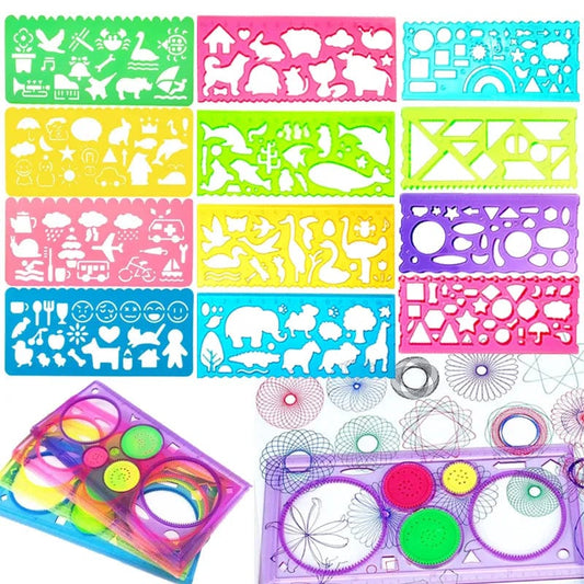 Pochoir Dessin Spirographie Boudechoux