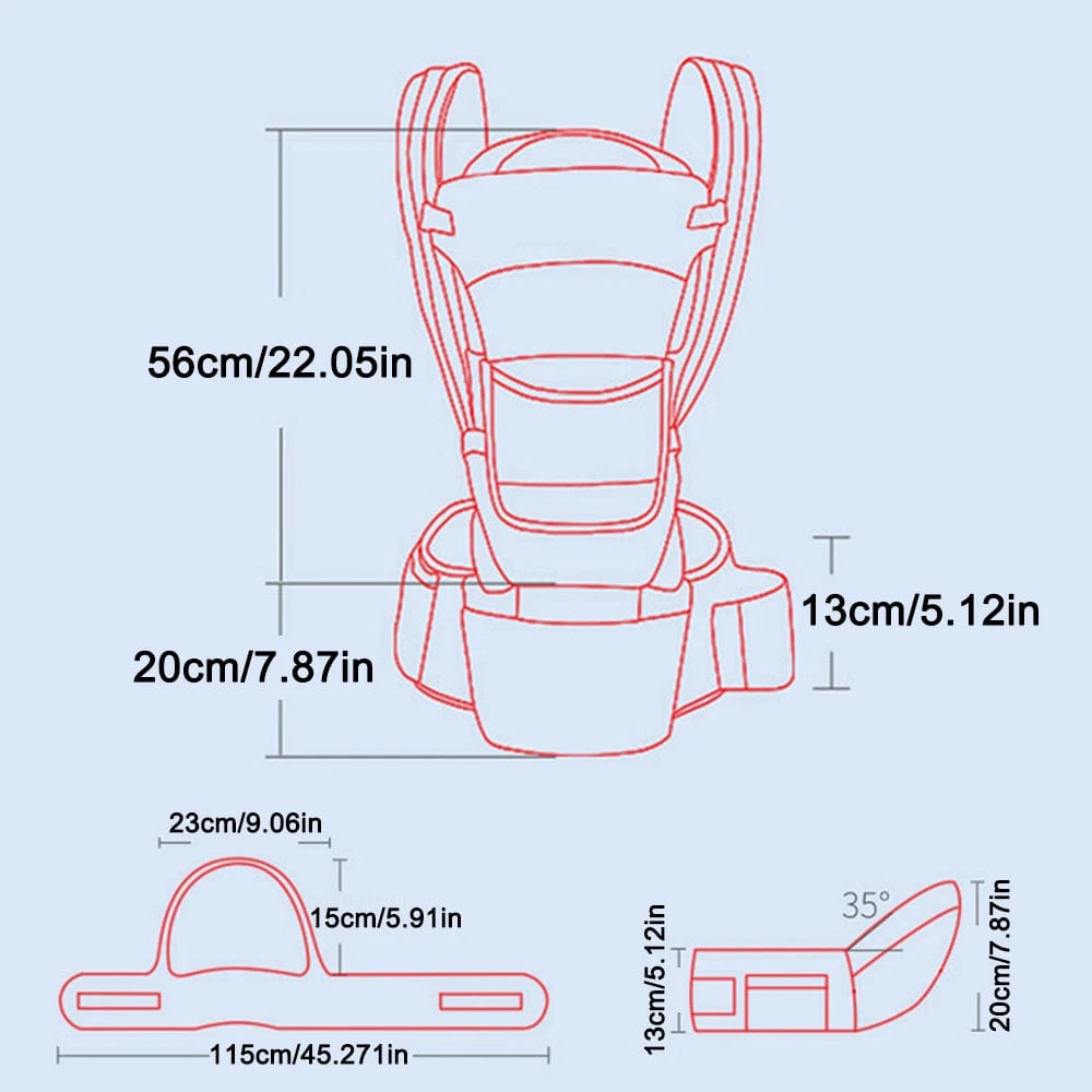 Porte Bebe Physiologique Boudechoux