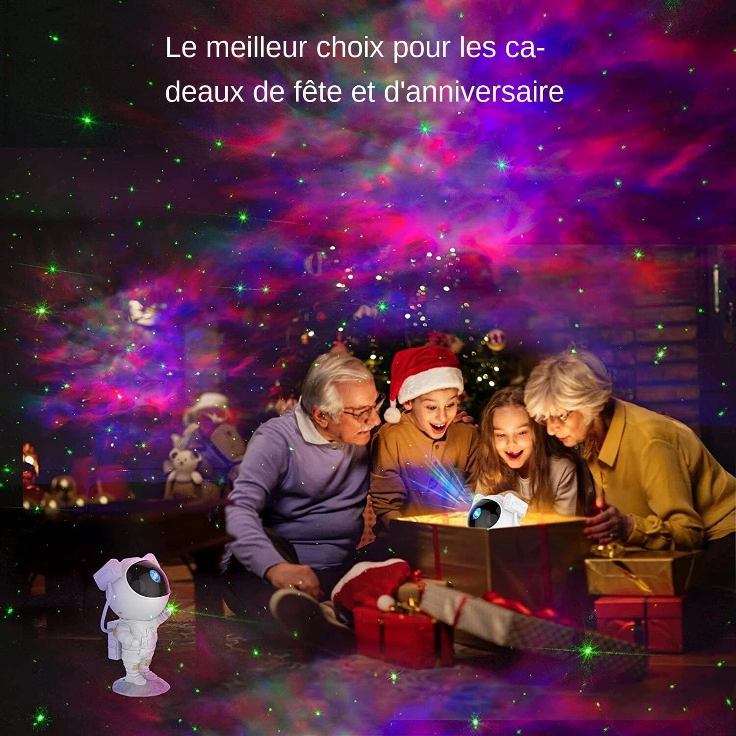 Projecteur Ciel étoilé action boudechoux