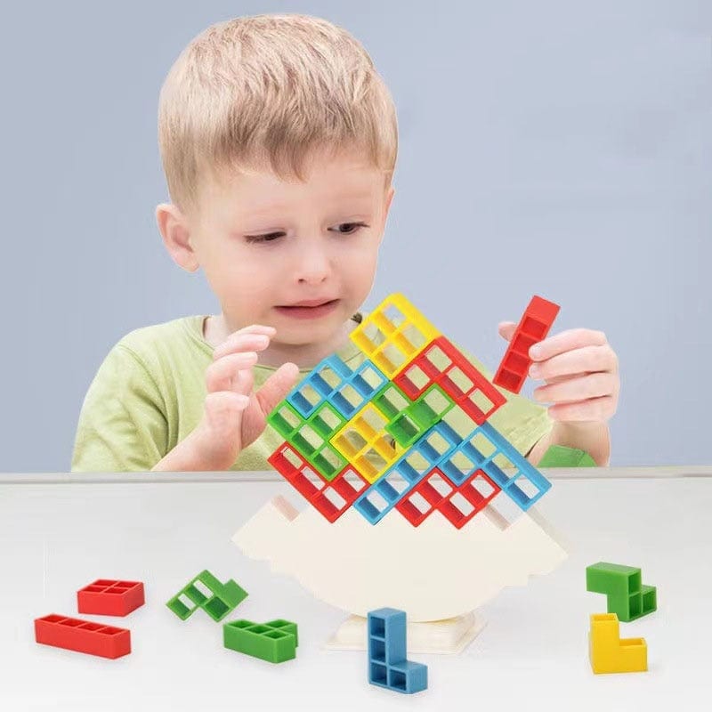Puzzle de la tour tetris pour enfants boudechoux