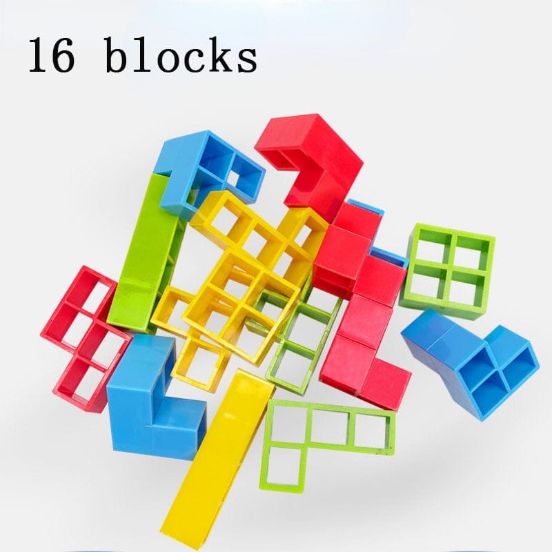 Puzzle de la tour tetris pour enfants boudechoux