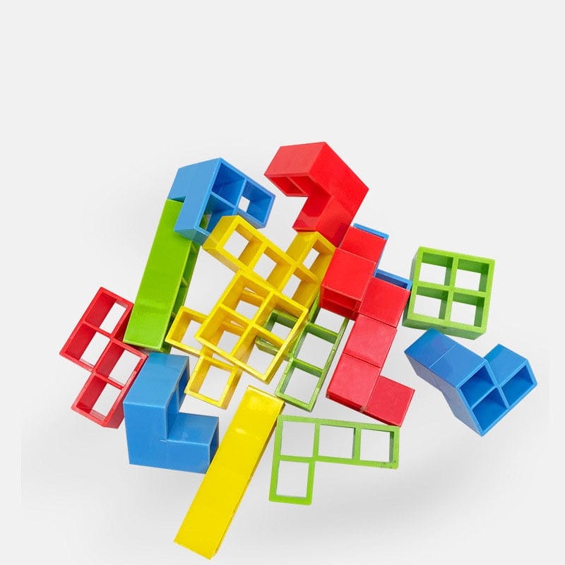 Puzzle de la tour tetris pour enfants boudechoux