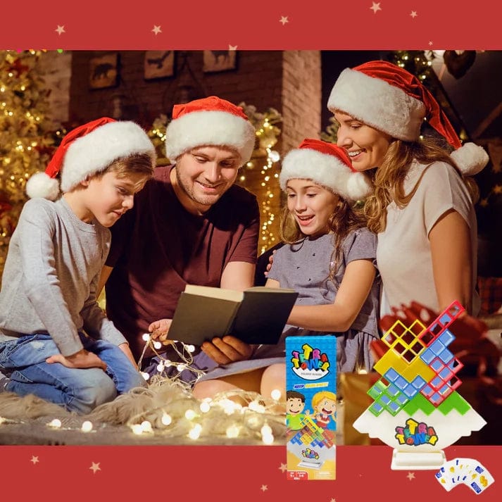 Puzzle de la tour tetris pour enfants boudechoux