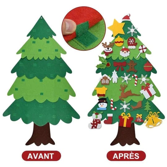 Sapin Feutrine Montessori boudechoux
