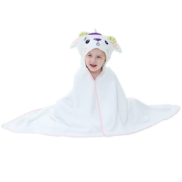 Serviette de Bain a Capuche I - Chèvre Boudechoux