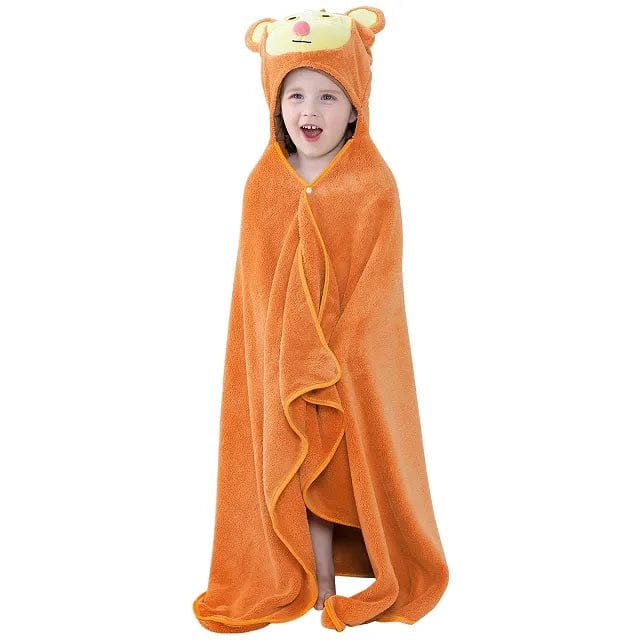 Serviette de Bain a Capuche L - Singe Boudechoux