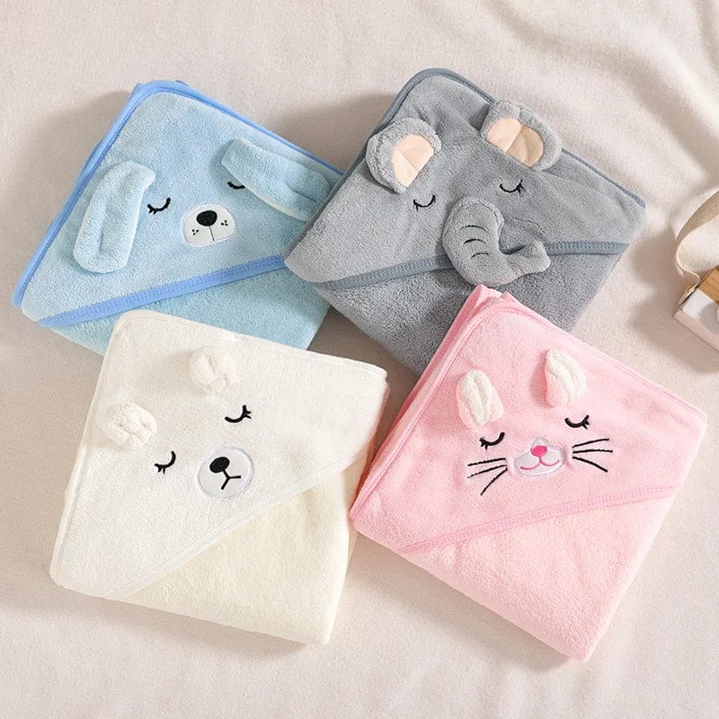 Serviettes à capuche peignoir super douces pour bébé boudechoux