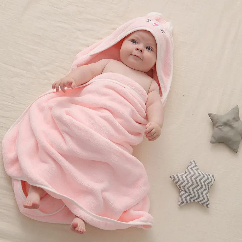 Serviettes à capuche peignoir super douces pour bébé boudechoux
