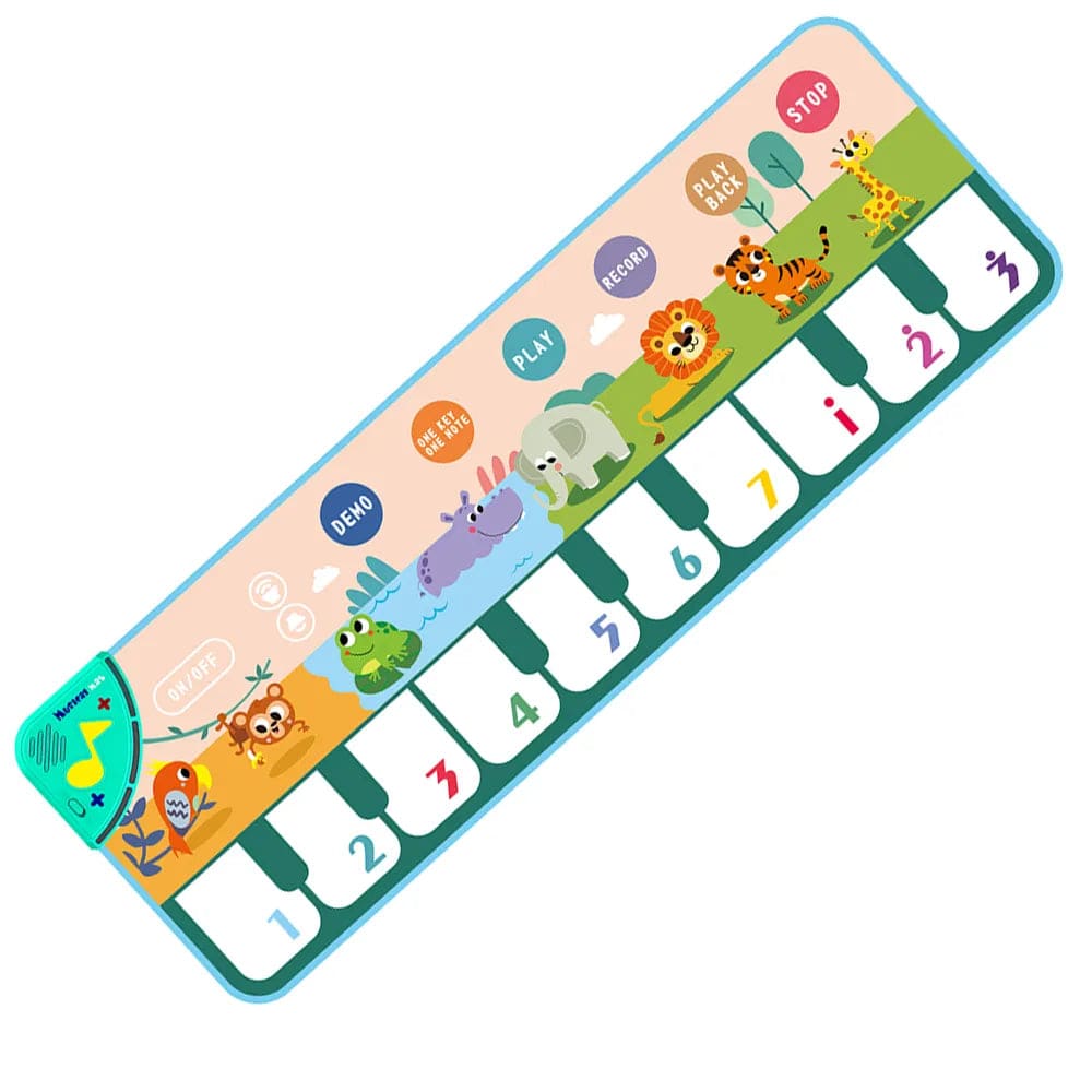 Tapis de Dance Piano Musical pour Enfants A 110x36cm boudechoux