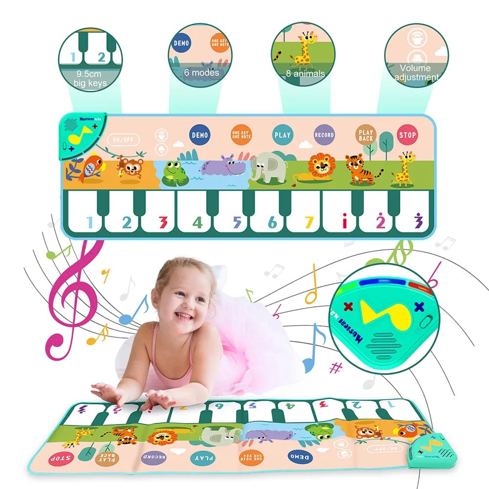 Tapis de Dance Piano Musical pour Enfants boudechoux