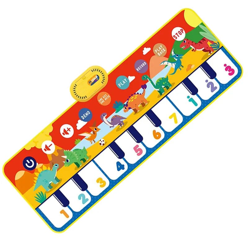Tapis de Dance Piano Musical pour Enfants D 110X36cm boudechoux