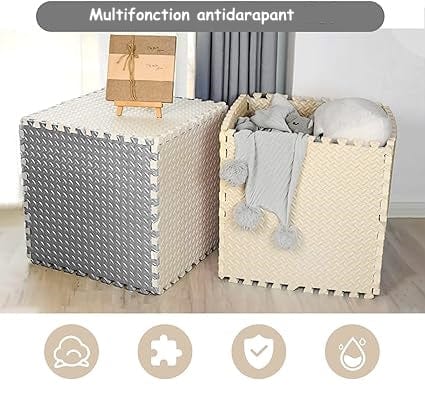 TAPIS PUZZLE  BÉBÉ ANTIDERAPANT EN MOUSSE boudechoux