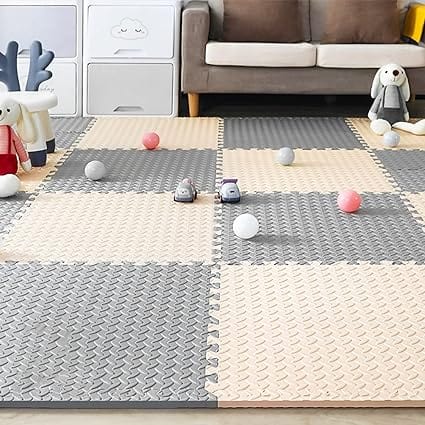 TAPIS PUZZLE  BÉBÉ ANTIDERAPANT EN MOUSSE boudechoux