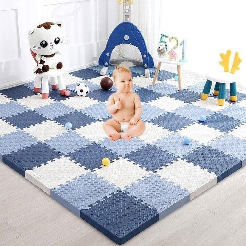 TAPIS PUZZLE  BÉBÉ ANTIDERAPANT EN MOUSSE boudechoux