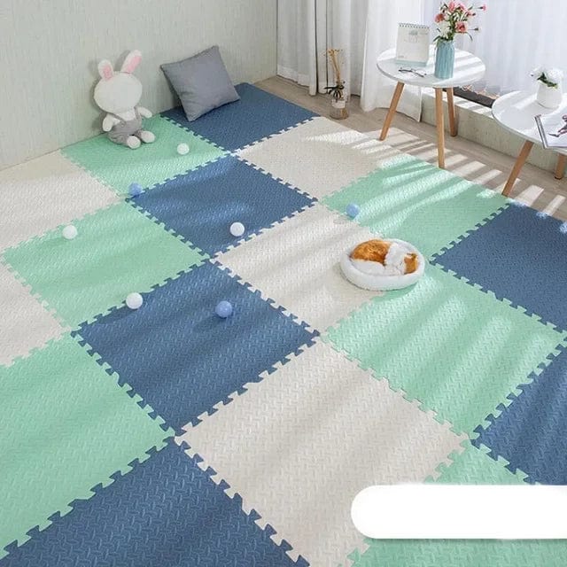 TAPIS PUZZLE BÉBÉ ANTIDERAPANT EN MOUSSE C boudechoux