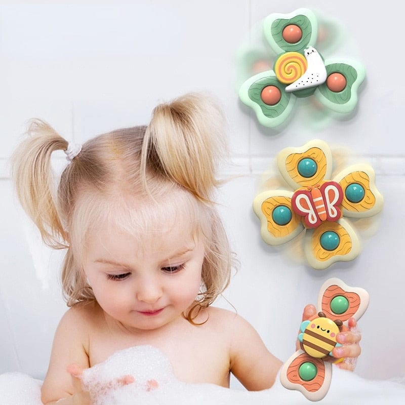 Ventouses d'éveil et éducatives pour bébé Spinners boudechoux