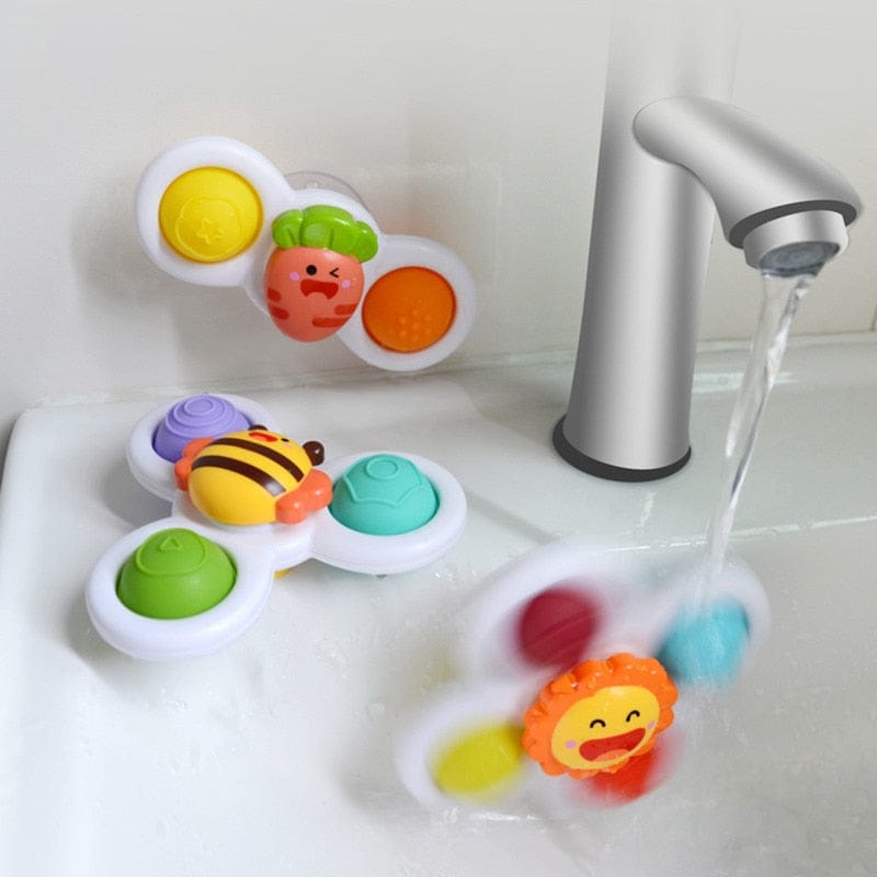 Ventouses d'éveil et éducatives pour bébé Spinners boudechoux