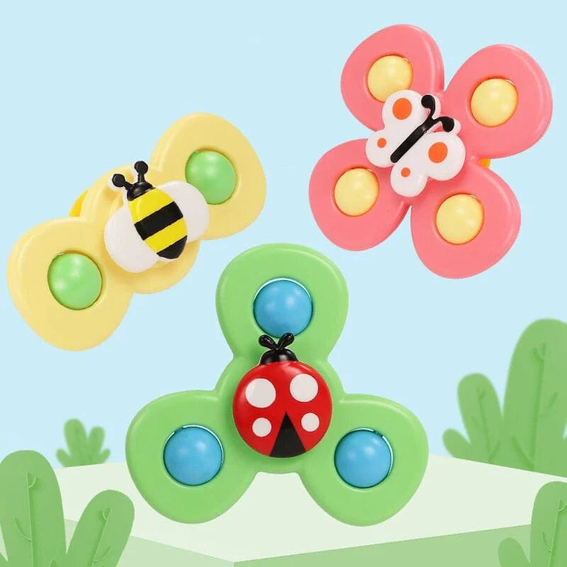 Ventouses d'éveil et éducatives pour bébé Spinners boudechoux