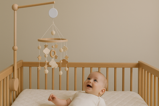 Pourquoi un mobile pour bébé est bien plus qu'un joli jouet (et comment le choisir)